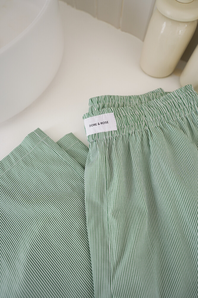 Dore and Rose sleepwear UGC, fabric detail